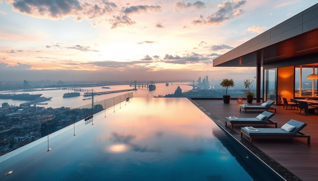 Hồ bơi vô cực tại căn hộ Mlandmark Đà Nẵng Hồ bơi vô cực tại căn hộ Mlandmark Đà Nẵng