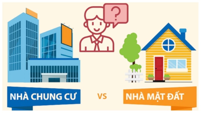 nên ở chung cư hay nhà đất