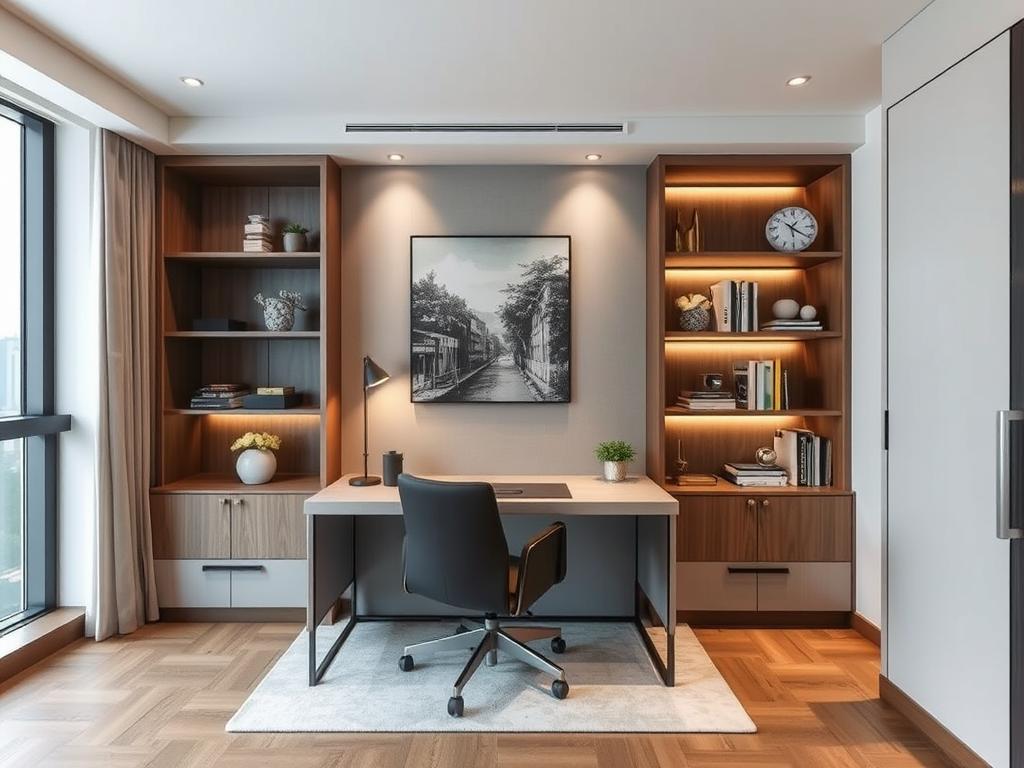 Không gian làm việc tại căn hộ Newtown Diamond Đà Nẵng Không gian làm việc tại căn hộ Newtown Diamond Đà Nẵng