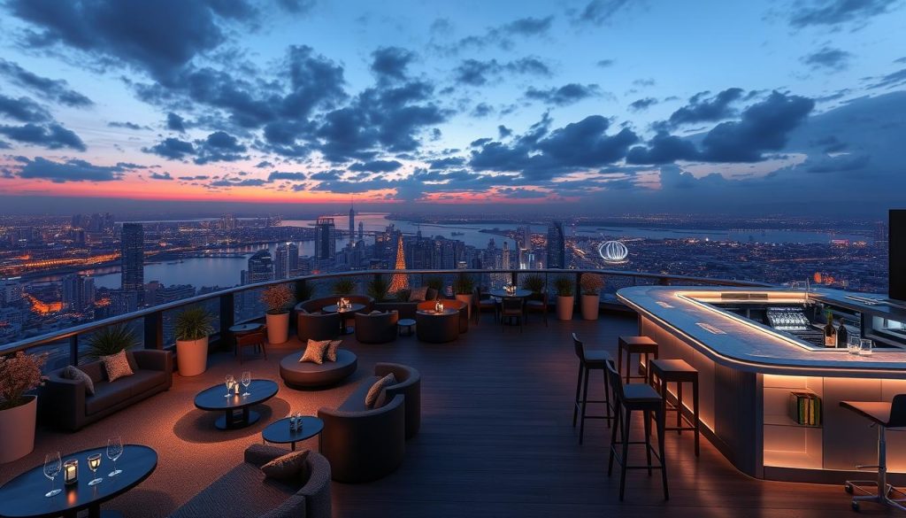 Khu vực Sky Bar tại Newtown Diamond Đà Nẵng Khu vực Sky Bar tại Newtown Diamond Đà Nẵng