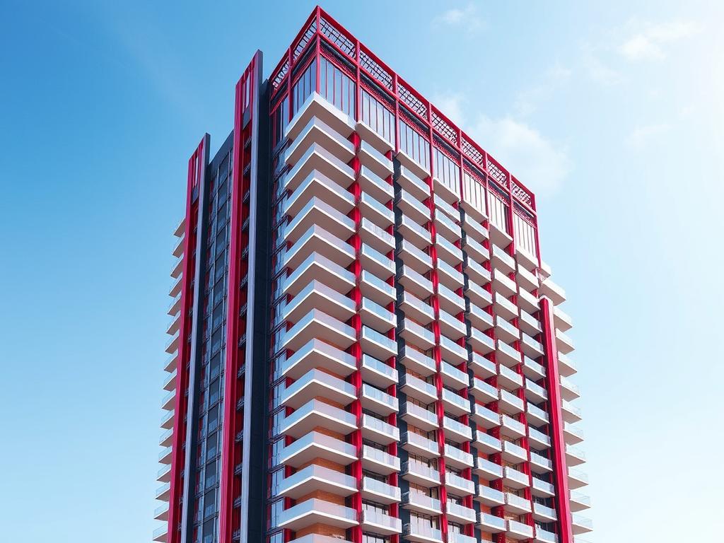 Phối cảnh tòa tháp The Ruby của Newtown Diamond Đà Nẵng Phối cảnh tòa tháp The Ruby của Newtown Diamond Đà Nẵng