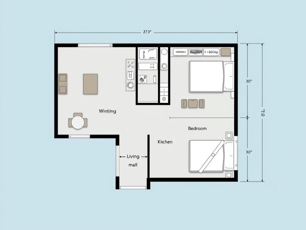 Thiết kế căn hộ 1 phòng ngủ tại Newtown Diamond Đà Nẵng Thiết kế căn hộ 1 phòng ngủ tại Newtown Diamond Đà Nẵng