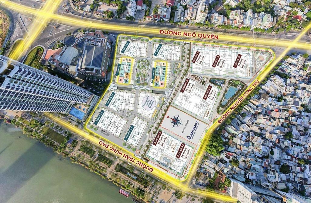 Mặt bằng tổng thể dự án Capital Square Đà Nẵng