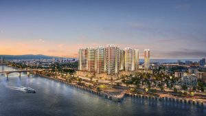 Phối cảnh tổng thể dự án Capital Square Đà Nẵng bên bờ sông Hàn